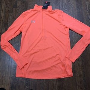 Under Armour Locker 1/2 Zip  Locker Orange S M